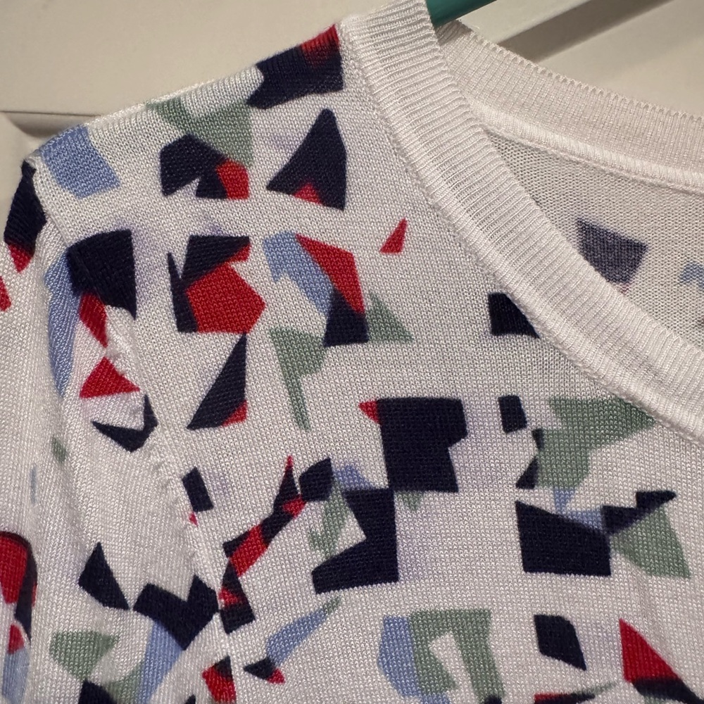Halogen Geometric Pattern Cardigan - Picture 3 of 3